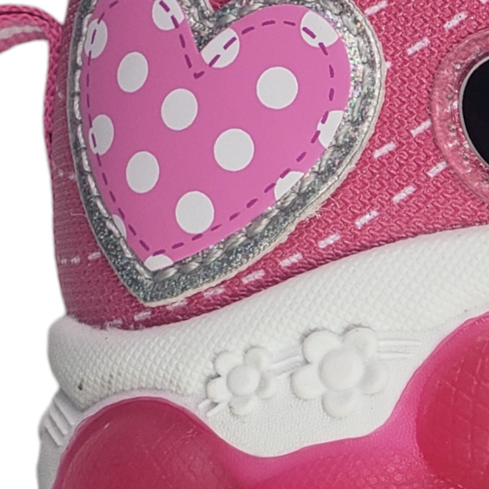Disney Girls' Minnie Mouse Shoes LED Light Up Shoes Pink Size 8 (16 Cent) New - Picture 14 of 16